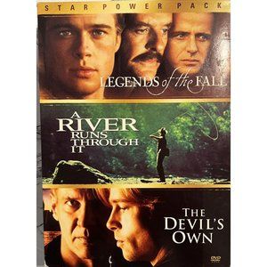 Star Power Pack DVD 3‑Disc Set – Legends of the Fall / River Runs / Devil’s Own